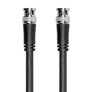 Monoprice HD-SDI RG6 BNC Cable - 3 Feet - Black | for Use in HD-Serial Digital Video Transfer, Mobile Apps, HDTV Upgrades, Broadband Facilities - Viper Series