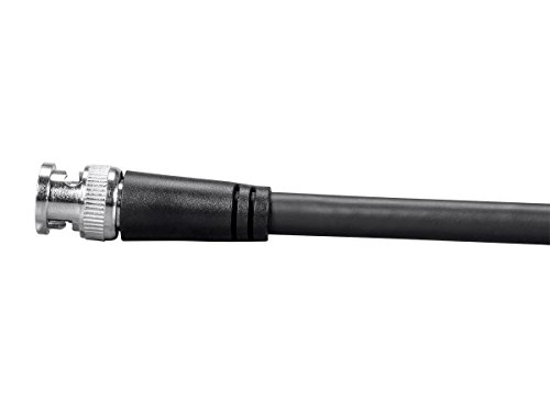 Monoprice HD-SDI RG6 BNC Cable - 3 Feet - Black | for Use in HD-Serial Digital Video Transfer, Mobile Apps, HDTV Upgrades, Broadband Facilities - Viper Series