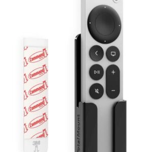 TotalMount Holder for Apple TV Remote – Never Lose Your Apple TV Siri Remote Again (Holder Includes Removable Adhesive to Prevent Wall Damage)