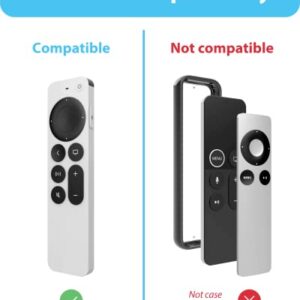 TotalMount Holder for Apple TV Remote – Never Lose Your Apple TV Siri Remote Again (Holder Includes Removable Adhesive to Prevent Wall Damage)