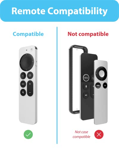 TotalMount Holder for Apple TV Remote – Never Lose Your Apple TV Siri Remote Again (Holder Includes Removable Adhesive to Prevent Wall Damage)