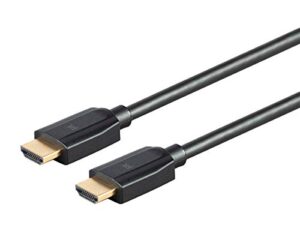 monoprice ultra 8k high speed hdmi cable – 6 feet – black, 48gbps, 8k, dynamic hdr, earc – dynamicview series