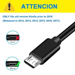 SIOCEN 6FT Micro USB Cable Compatible with Fire Tablets Older Generation (1st-8th Generation,See Product Picture & Compatibility List Below) HD & Kids Tablets 4th 5th 6th 7th 8th Charging Charger Cord