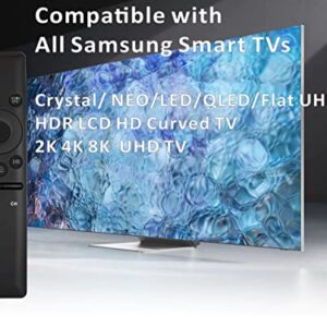 Universal Remote Control for All Samsung TV NEO LED QLED UHD SUHD HDR LCD Frame Curved HDTV 4K 8K 3D Smart TVsV and UN32/40/43/49/50/55/58/65/75 KS Models with 1 Year Warranty