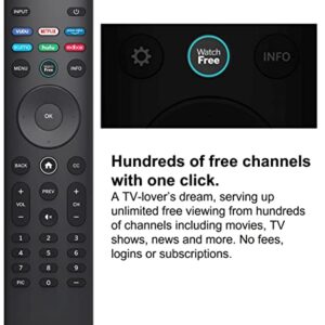 Universal Remote Control, XRT140 Smart TV Remote Compatible with VIZIO All LED LCD HD 4K UHD HDR Smart TVs