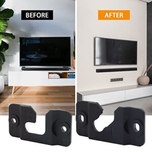 1 Pair of Wall Bracket AH96-03064A for Samsung HWH450 HW-H450 HWH500 HW-H500 HWH551 HW-H551 HWH570 HW-H570 Soundbar System