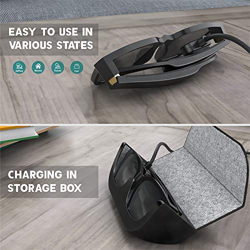 TUSITA Charger Compatible with Bose Frames Alto S/M M/L, Bose Frames Rondo, Bose Frames Soprano, Bose Frames Tenor - USB Magnetic T- Head Charging Cable 3.3ft 100cm - Audio Sunglasses Accessories