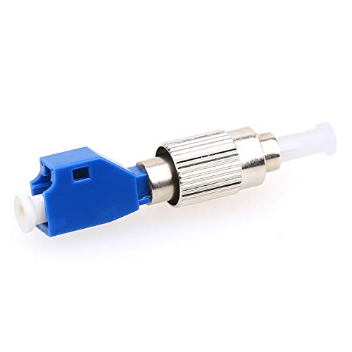 KELUSHI Fiber Optic Connector, FC Male to LC Female Hybrid Optical Fiber Convertor Adapter Compatible with Optical Power Meter Visual Fault Locator