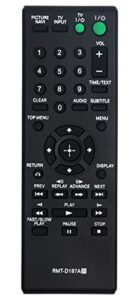 rmt-d187a replaced remote fit for sony cd dvd player dvp-sr200p dvp-ns710h dvp-pr50p dvp-pr30 dvp-pr60p dvp-sr400p dvp-ns611h dvp-ns717hp dvp-ns710h dvp-ns728h dvp-ns718h dvp-sr101