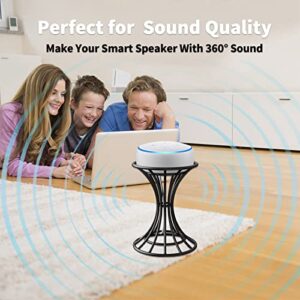 Hangcheng Smart Speaker Table Stand for Echo Dot 5nd/4rd/3th/2th Gen, Echo 4nd/3rd/2th Gen, Echo Glow, Homepod Mini and Google Home Mini/Nest Mini,Desktop Holder Protect Smart Speaker