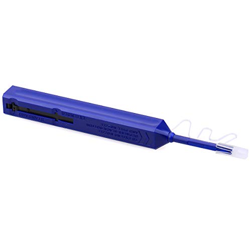 KELUSHI Fiber Optic Cleaner Equipment Connector End Face Cleaning Pen for 1.25mm LC/MU Connectors Cleaner Tools (Blue)