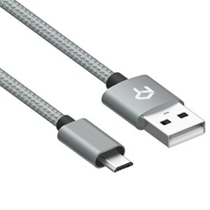 rankie micro usb cable, nylon braided extremely durable, data and charging, 6 feet