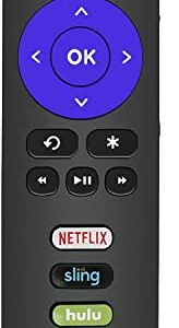 Replacement Remote Compatible with All TCL Roku TV - No Setup Required