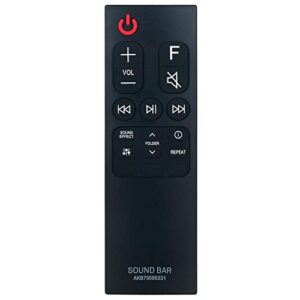 akb75595331 replacement remote control applicable for lg sound bar sl6y spl5b-w sn6y spn5b-w sl4 sph4b-w sl5y sn7cy snc4r sph4b-w spj4-s s65s3-s sl4y sl7y slm4r sn6 spn5bm-w