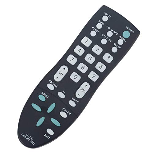 GXCC Replacement Remote Control Applicable for Sanyo TV DP26649 DP26640 DP42D23 DP19648 DP39E23 DP39E63 DP46812 DP39842