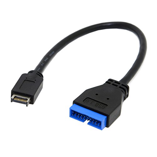 chenyang CY USB 3.1 Type-E Front Panel Header to USB 3.0 20Pin Header Extension Cable for ASUS Motherboard 20cm