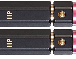 Monoprice - 138076 Male RCA Two Channel Stereo Audio Cable - 3 Feet - Black, Gold Plated Connectors, Double Shielded with Copper Braiding - Onix Series