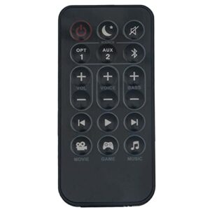 replacement soundbar remote control fit for polk signa solo sound bar re9220-1 re92201 rtre92201 s21-021 polk audio signa solo signasolo am9230-a am9230a