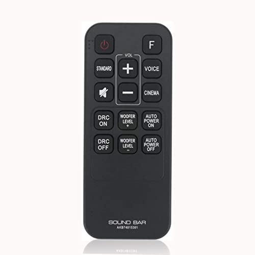 Replacement Remote Control for LG Sound bar LAS454B SH3K LAS485B SJ7 SJ9 SJ4Y SK3D SK4D SK1 Surround bar