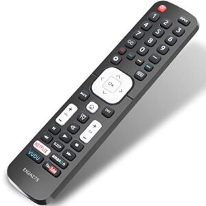 en2a27 replacement neuronmart for hisense smart tv remote control and hisense smart led lcd tvs, hisense h8c series, h7 series, h6 series, h5 series hdtv television with netflix, vudu, amazon youtube