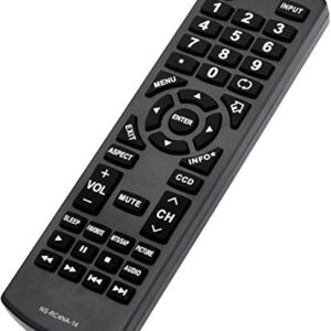 NS-RC4NA-14 Remote Control Replaced for Insignia TV NS-46D400NA14 NS-50D400NA14 NS-39L400NA14 NS-39D40SNA14 NS-32D201NA14 NS-46D40SNA14 NS-50DSNA14 NS-42D40SNA14 NS-65D550NA15 NS-65D4400A14