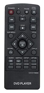 cov31736202 replaced remote fit for lg dvd player dp132 dp132nu dp132-h dp132h