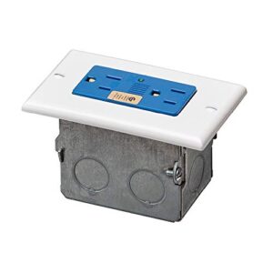leviton 47605-acs j-box surge protective kit – single ac power module,white/blue