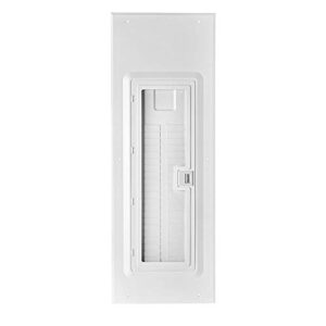 leviton ldc42-w 42 space indoor load center cover and door with window, white