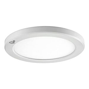 leviton 9866-bow, white 8″ led downlight with motion sensor