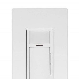 Leviton ODD24-IDW Wallbox, PIR 24VDC Dimming, Configurable with The Smart Sensor App, White