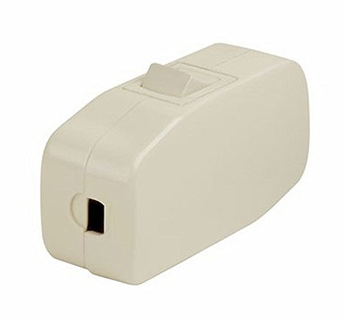 Leviton C21-05410-00I Ivory Heavy Duty Inline Cord Switches