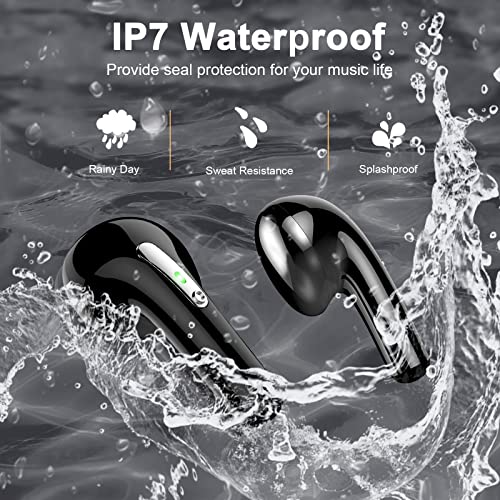 Wireless Earbud, Bluetooth 5.2 Headphones with HD Mic, Bluetooth Earphones in Ear Deep Bass, Bluetooth Earbud IP7 Waterproof Wireless Headphones 40H Playtime Ear buds for iphone Android [New Upgrade]