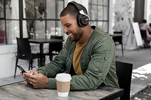 Shure AONIC 40 Over Ear Wireless Bluetooth Noise Cancelling Headphones with Microphone, Studio-Quality Sound, 25 Hour Battery Life, Fingertip Controls, iPhone & Android Compatible - Black