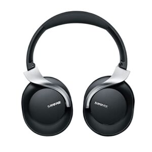 Shure AONIC 40 Over Ear Wireless Bluetooth Noise Cancelling Headphones with Microphone, Studio-Quality Sound, 25 Hour Battery Life, Fingertip Controls, iPhone & Android Compatible - Black