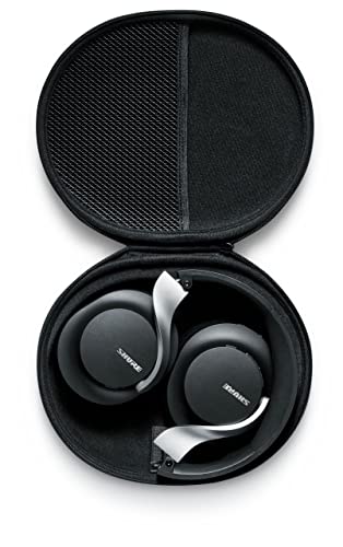 Shure AONIC 40 Over Ear Wireless Bluetooth Noise Cancelling Headphones with Microphone, Studio-Quality Sound, 25 Hour Battery Life, Fingertip Controls, iPhone & Android Compatible - Black