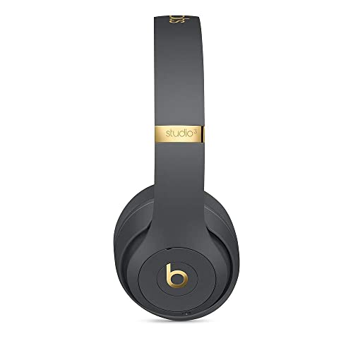 Beats Studio3 Wireless Headphones – The Beats Skyline Collection - Shadow Gray (Latest Model) (Renewed)