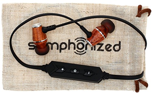 Symphonized Neckband Bluetooth Headphones - Wireless Sport Earbuds, Bluetooth Wireless Earbuds with Earhooks, Bluetooth Earbuds with Ear Hook, Running Earbuds, Neck Bluetooth Headphones Microphone