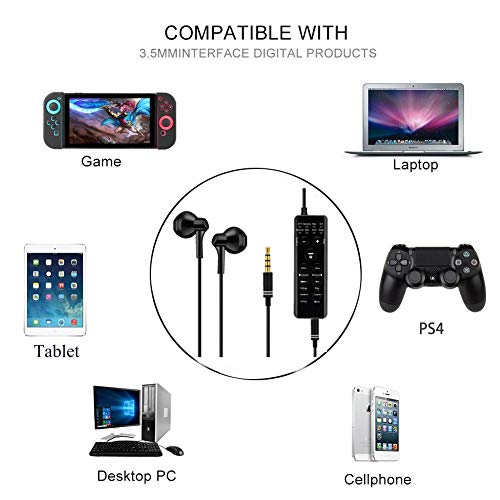 KOKITEA Voice Changer Headsets, Earbud Headphones, for Phone/PS4/Xbox/Switch/IPad/Computer/Laptop/Anchor/Cam Girl/Kids
