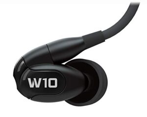 westone w10 single-driver true-fit earphones with mmcx audio and bluetooth cables