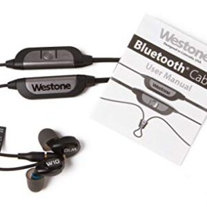 Westone W10 Single-Driver True-Fit Earphones with MMCX Audio and Bluetooth Cables