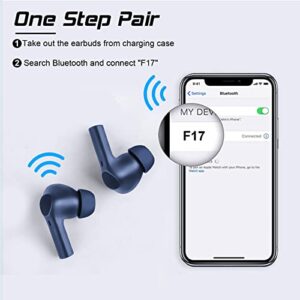 Hadisala Wireless Earbuds, Bluetooth 5.0 Headphones True Wireless Stereo Headset with Charging Case, Touch Control & Built-in Mic, High-Fidelity Sound 35 Hours Playback for iPhone Android and More