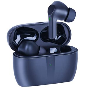 hadisala wireless earbuds, bluetooth 5.0 headphones true wireless stereo headset with charging case, touch control & built-in mic, high-fidelity sound 35 hours playback for iphone android and more