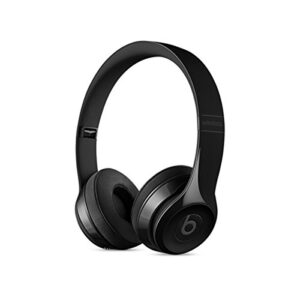 beats by dr. dre solo 3 on-ear headphones with bluetooth wireless – black (renewed)