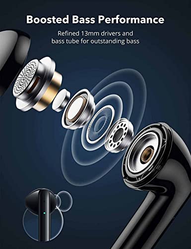 Wireless Earbuds, Bluetooth 5.0 Wireless Headphones Sport Bluetooth Earphones in Ear Noise Cancelling Earbuds with Mic,20H Playtime,IP7 Waterproof,Low Latency Stereo Earphones for iOS and Android