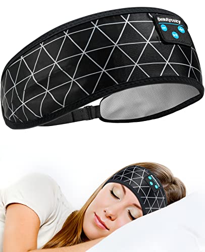 ASMRBAND Sleep Headphones Sports Headband, Sleeping Headphones for Side Sleeper, Headband Headphones with Ultra-Thin HD Stereo Speakers Perfect for Sleeping,Yoga,Insomnia, Air Travel, Meditation