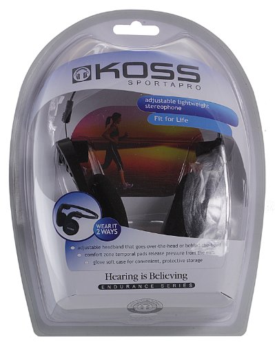 Koss SportaPro Stereo Headphones, Standard Packaging