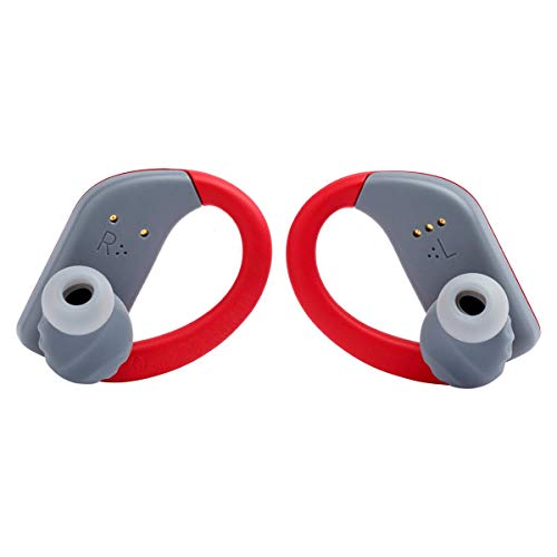 JBL Endurance PEAK - Waterproof True Wireless In-Ear Sport Headphones - Red (Renewed)
