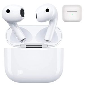 [apple mfi certified] airpods3wireless earbuds bluetooth 5.3 in ear headphones built-in microphone, with touch control,36h playtime long endurance, pop-ups auto pairing headset