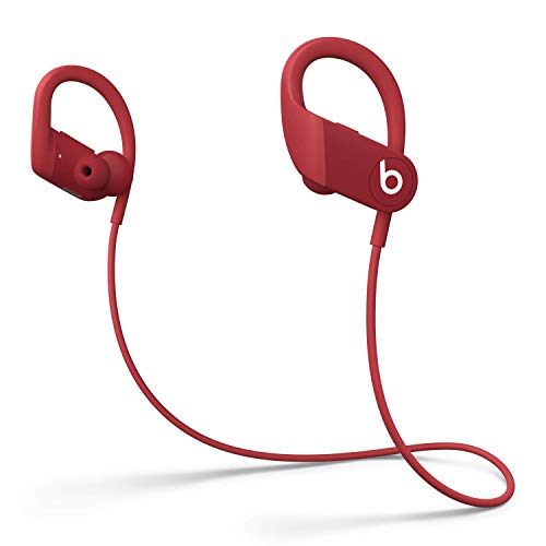 Beats by Dre Powerbeats High-Performance Wireless Earphones - Red - MWNX2LL/A (Renewed)