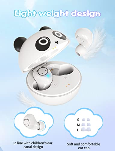 Tikgram Kid Earbuds Wireless,with Personalized Cartoon Charging Box,IPX5Waterproof Noise Cancelling Earbud,36H Playtime,Smart Touch Bluetooth 5.0 Stereo Sound, for Android/iOS Wireless Earbuds